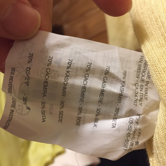 COPY - Prada cashmere off the shoulder top small - Picture 5 of 5